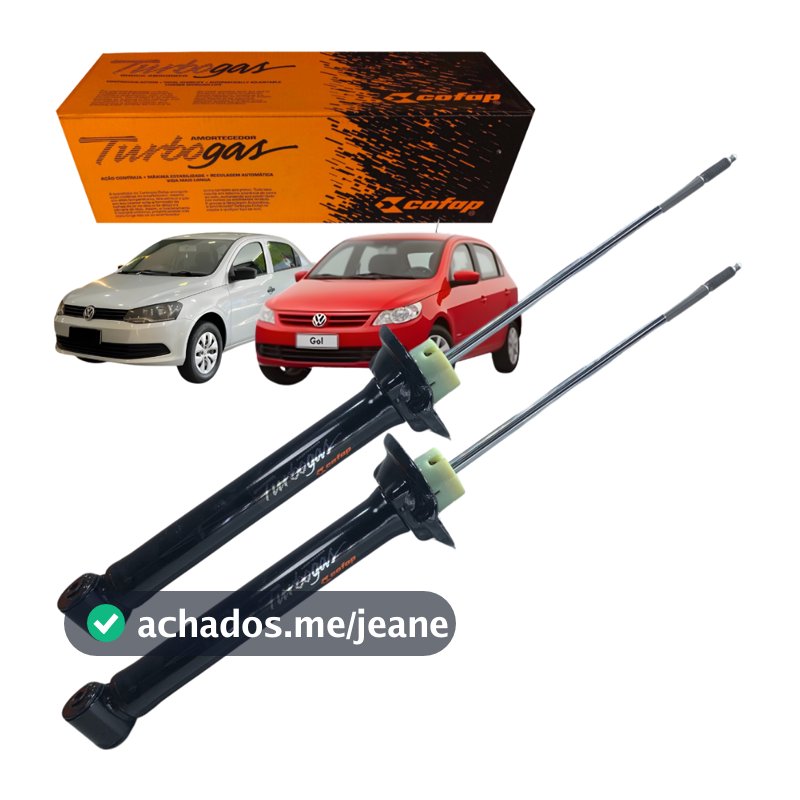 Par Amortecedor Traseiro Cofap Gol G5 G6 G7 2008 2009 2010 A 2015 Voyage G5 G6 2008 2009 2010 A 2025