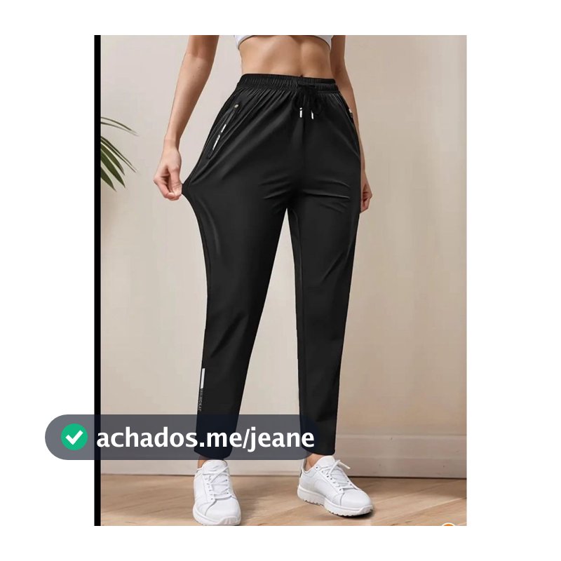 Calça Feminina Dry Fit Elastano Esportiva Fitness Slim Fit