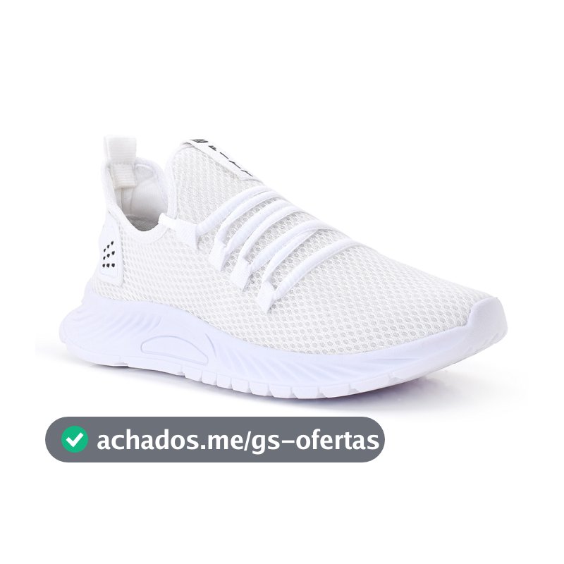 Tênis Branco Respirável Unissex - Feminino e Masculino
