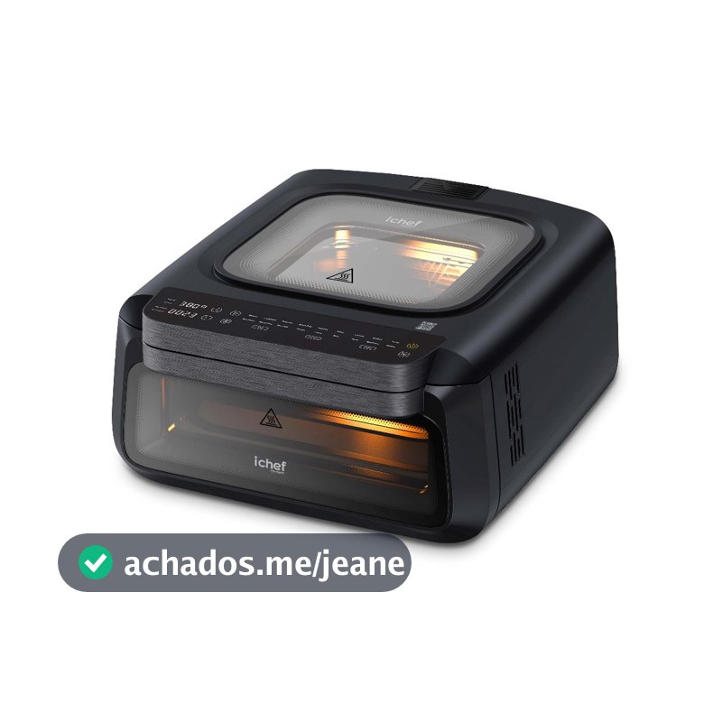3 em 1 - Master Kitchen ichef – Airfryer, forno e pizza