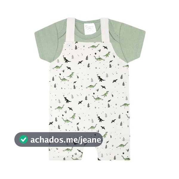 Conjunto Jardineira Menino E Menina Roupas de Bebê Conjunto Bebê