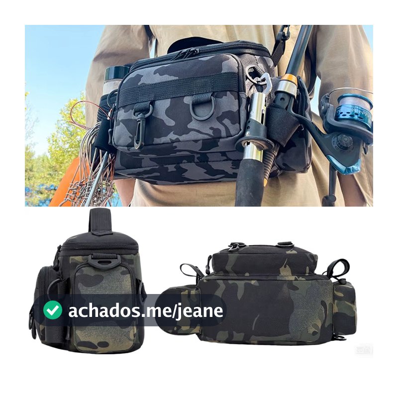 Equipamento De Pesca , Bolso De Ombro , Bolsa De Armazenamento , Suporte Portátil Para Vara Esportes Ao Ar Livre