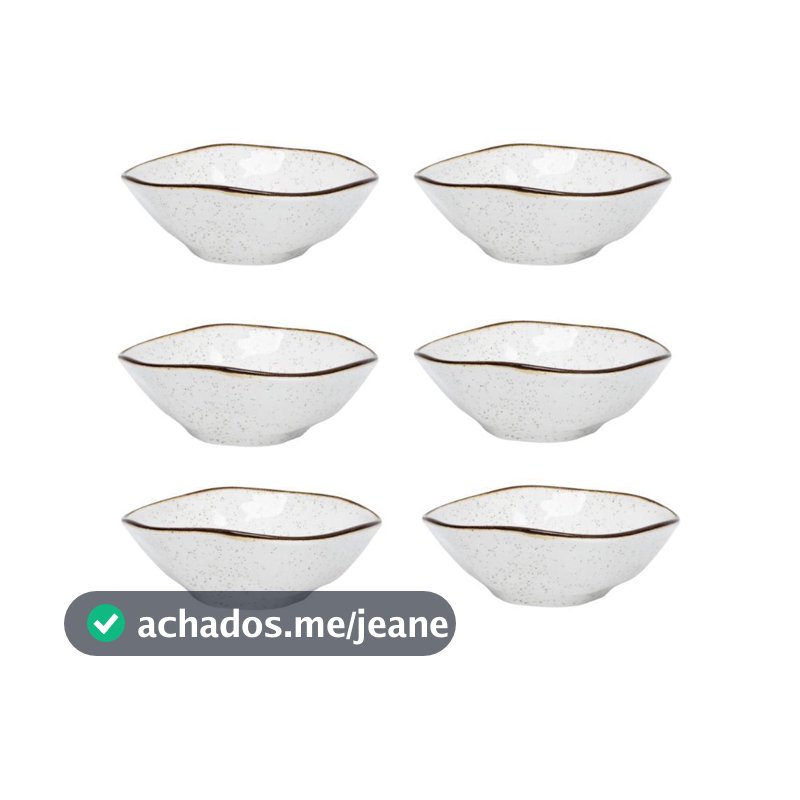 Jogo de 6 Tigelas 500 ml Oxford Ryo Maresia
