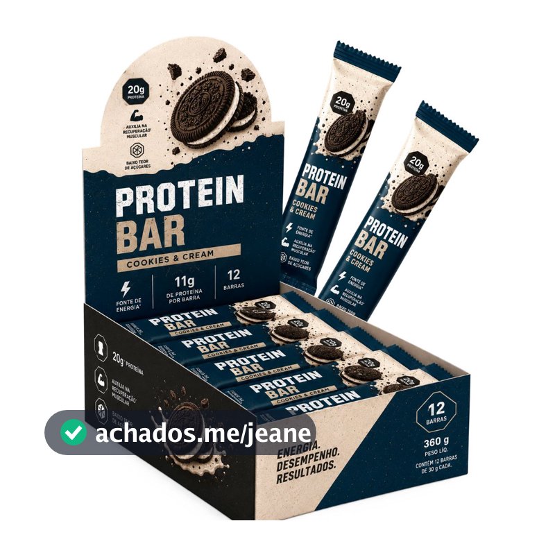 Barra G Protein Bar - (12un x 30g cada) (360g) - Produto 100% Original (Sabor Chocolate Validade Próxima)