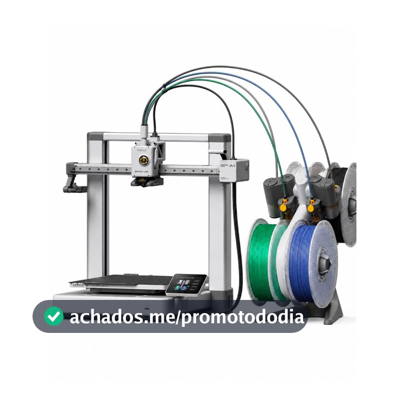 Impressora 3D Bambu Lab A1 + Ams Lite Bivolt 110/220 - Combo