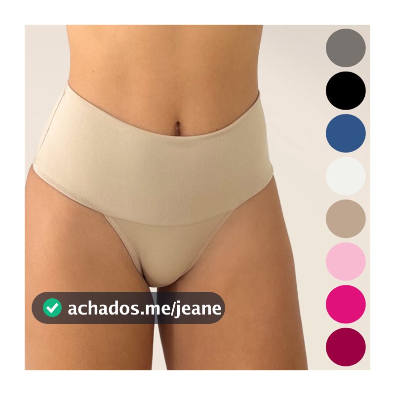 Kit até 10 calcinhas de compressao power fitness calcinha segura barriga cos duplo cintura alta modeladora