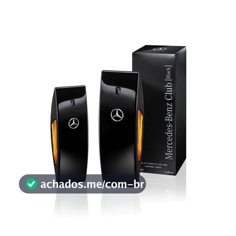 Perfume Mercedes Benz Club Black Eau de Toilette 100ml 100% Original