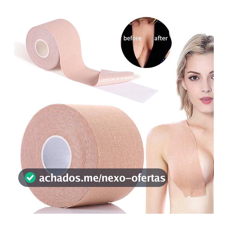 Sutiã Rolo Adesivo Levanta Peito Seio Fita Invisível