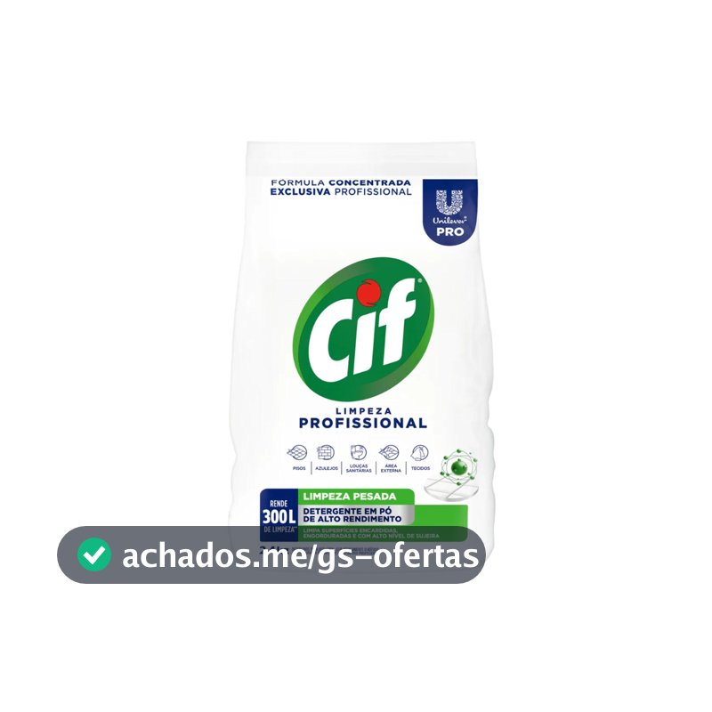 Limpador em Pó Limpeza Profissional 2,4kg Cif