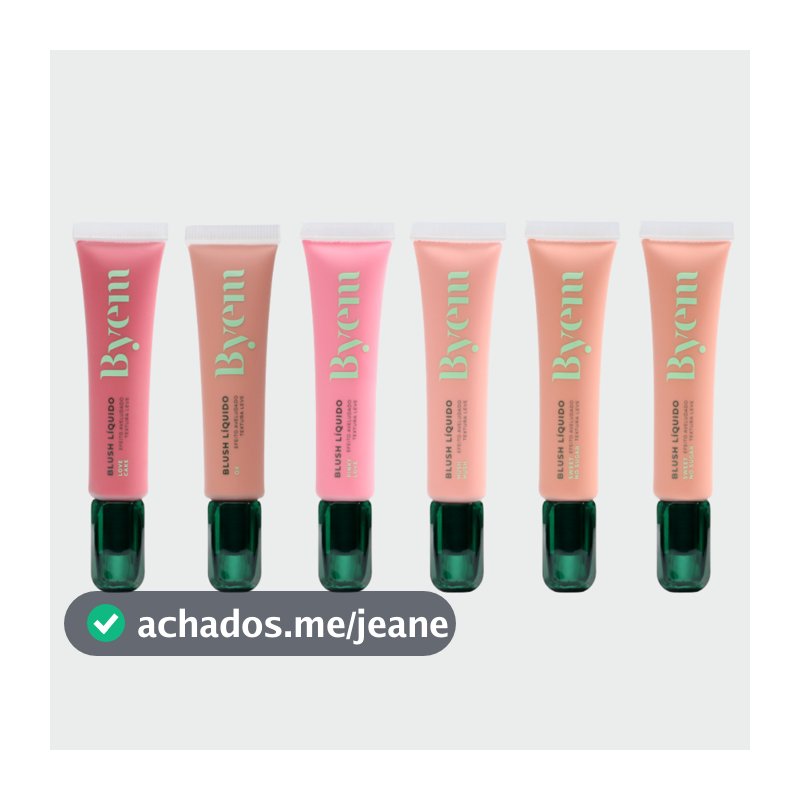 Byem Blush Líquido Acabamento Leve Viço Sutil
