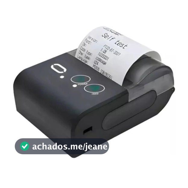 Mini Impressora 58mm Termica Portátil Bluetooth Android