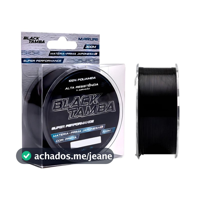 Linha Pesca Monofilamento Maruri Black Tamba 300m