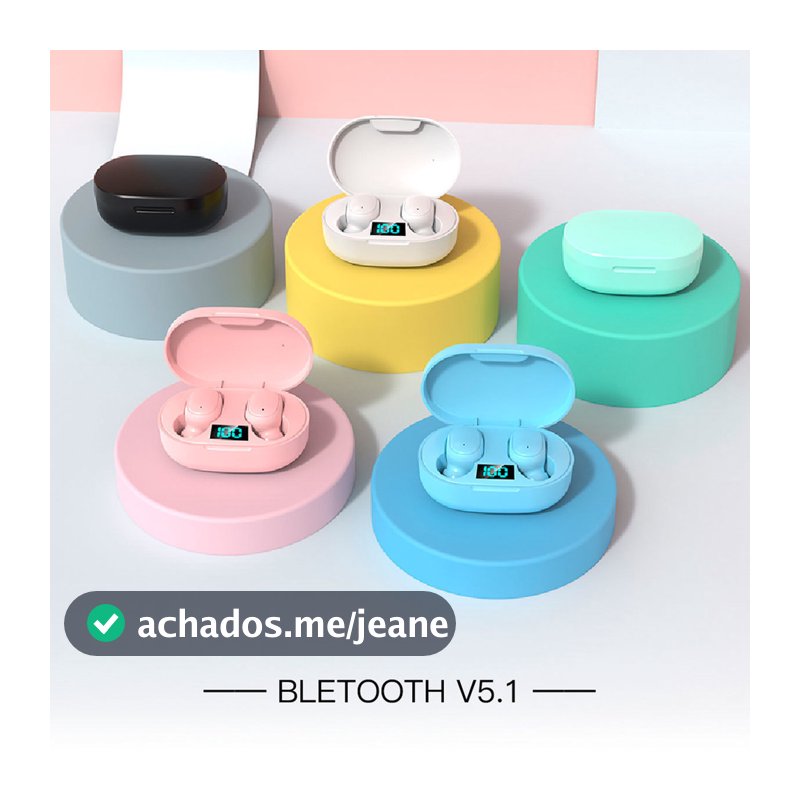 Fashion E6s Fone Sem Fio TWS Bluetooth 5.0 YIHAN