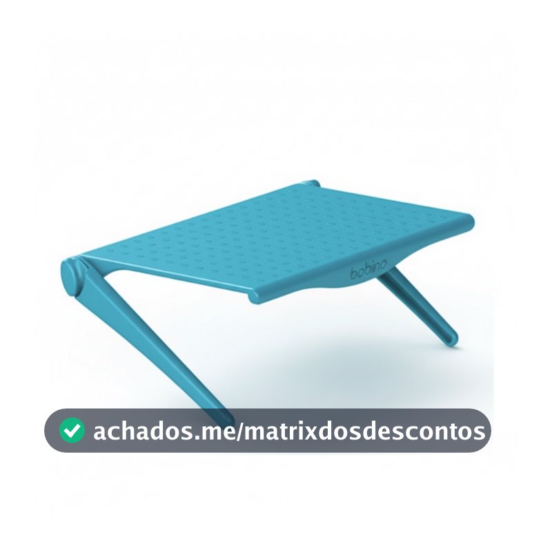 Prateleira Bobino Screen Shelf Turquesa para Monitor TV Suporte Organizador Ajustável Smart TV