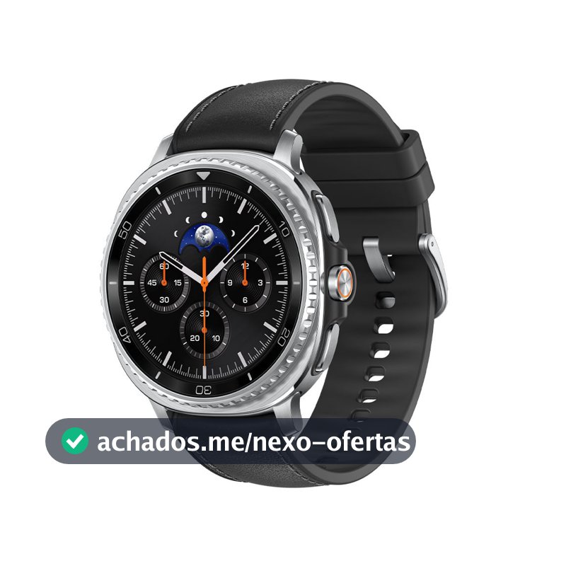Samsung Galaxy Watch8 Classic Smartwatch 46mm LTE, Galaxy AI, Tela em Cristal de Safira