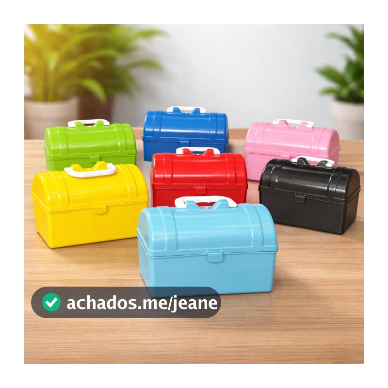 Kit 25/30/40/50 Maleta Baú Lembrancinha para Aniversário Infantil Maletinha Personalizável Festa