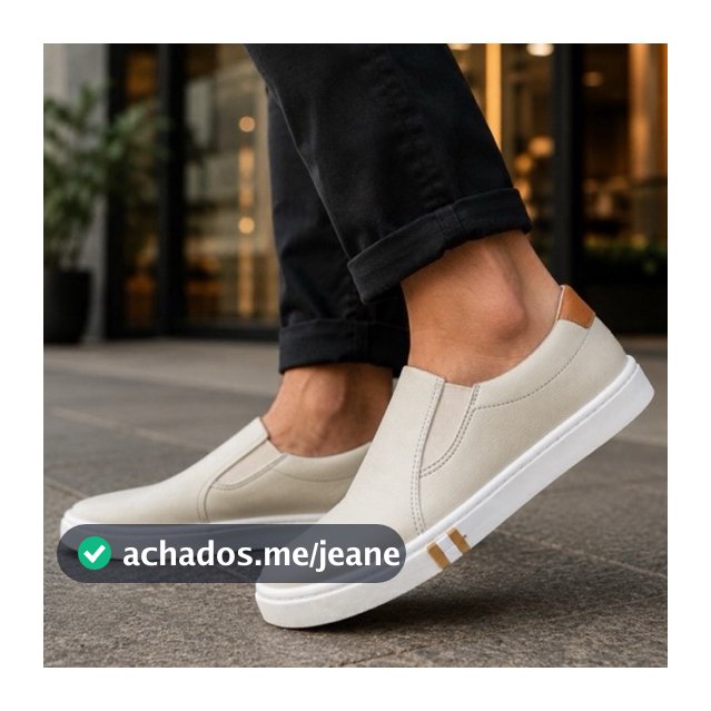 Slip On Básico Masculino Iate Calce Fácil Tênis sem cadarço mocassim oxfort lançamento