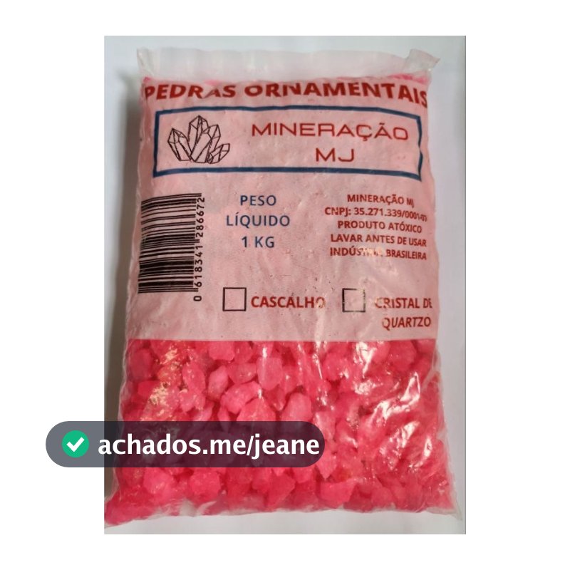 Cascalho Quartzo Colorido  Para Decoração Aquários Etc 1kg