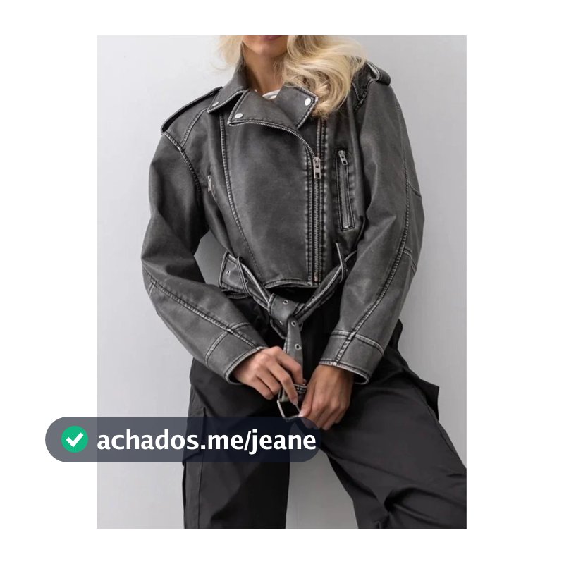 Novo Casaco Curto De Couro Vintage De Primavera Outono Com Cinto Mulher Streetwear Colarinho De Giro Zipper Moto Biker