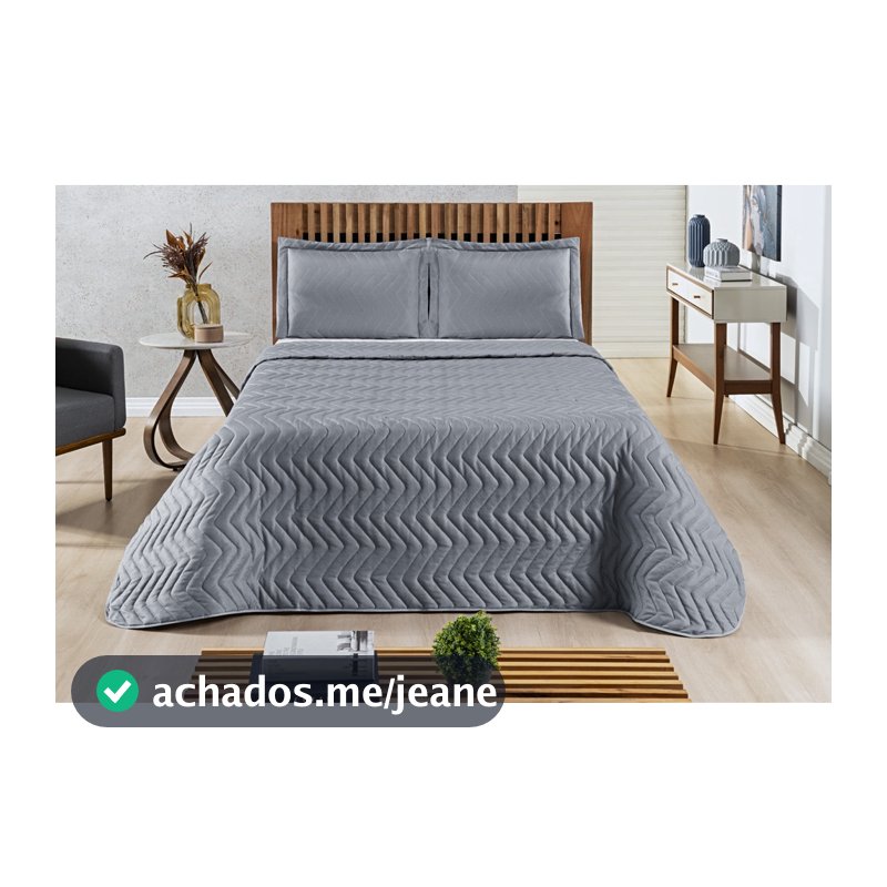 Colcha Cobre Leito Casal 3 Peças Cama Casal Matelada Microfibra Dupla Face Macia Confortável Premium