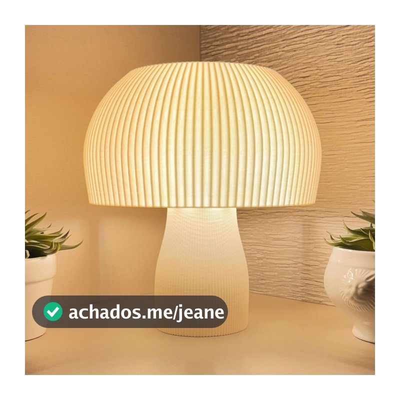 Abajur 🍄 Cogu Mesa Cabeceira Luminária 110V/220V cogumelo quarto sala escritório