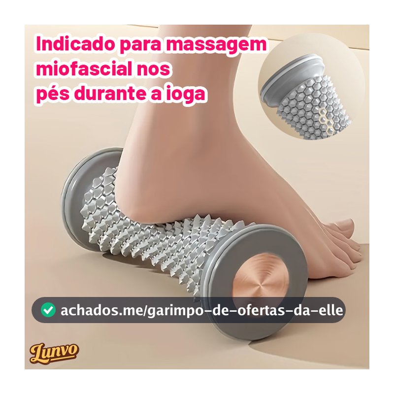 Rolo De Massagem Massageador De Pés , Bola De Ioga , Fáscia Plantar , Cuidados De Relaxamento Muscular , Manual De Plást