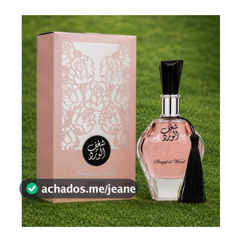 Perfume Árabe Shagaf Al Ward Al Wataniah Eau de Parfum Feminino 100ml