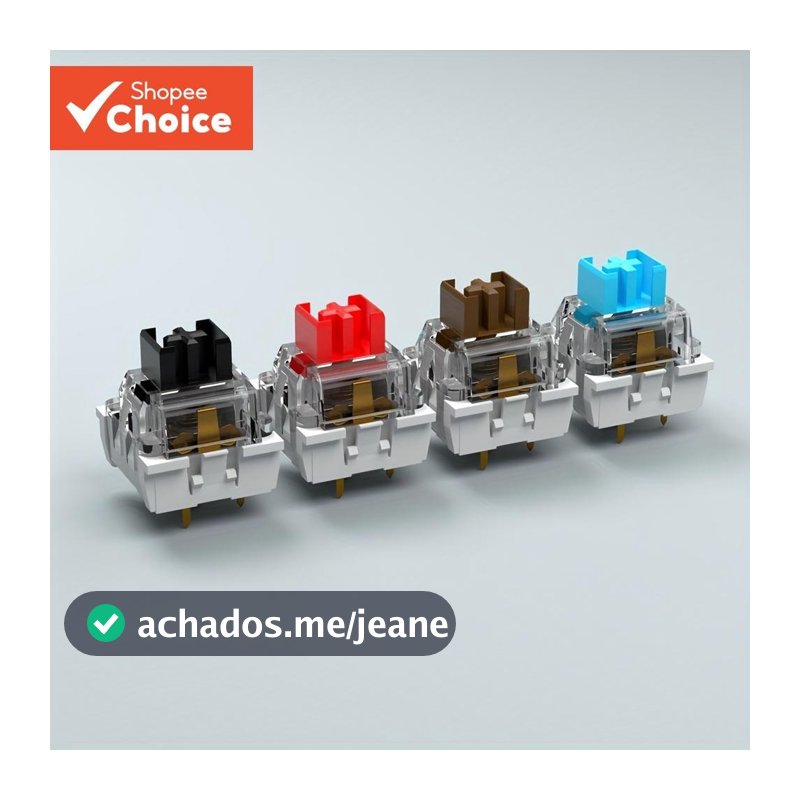 Interruptor De Teclado Mecânico Linear Tátil Silencioso Interruptores 110pcs 2 Pinos Lubrificação Manual Personalizado J