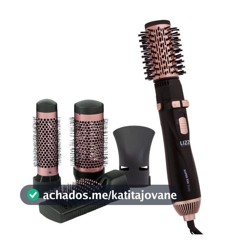 Escova Super Íon 3000 Multifuncional 1300W - Lizz Pro