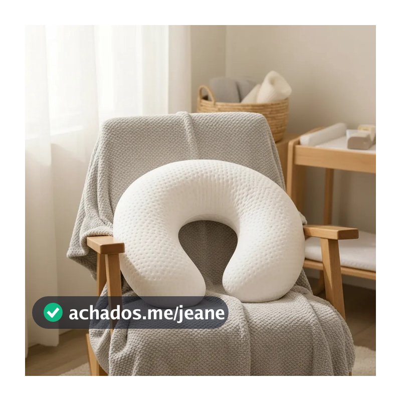 Almofada Apoio Amamentação Encaixe Perfeito Bebe Formato U Mamadeira Best Pillow