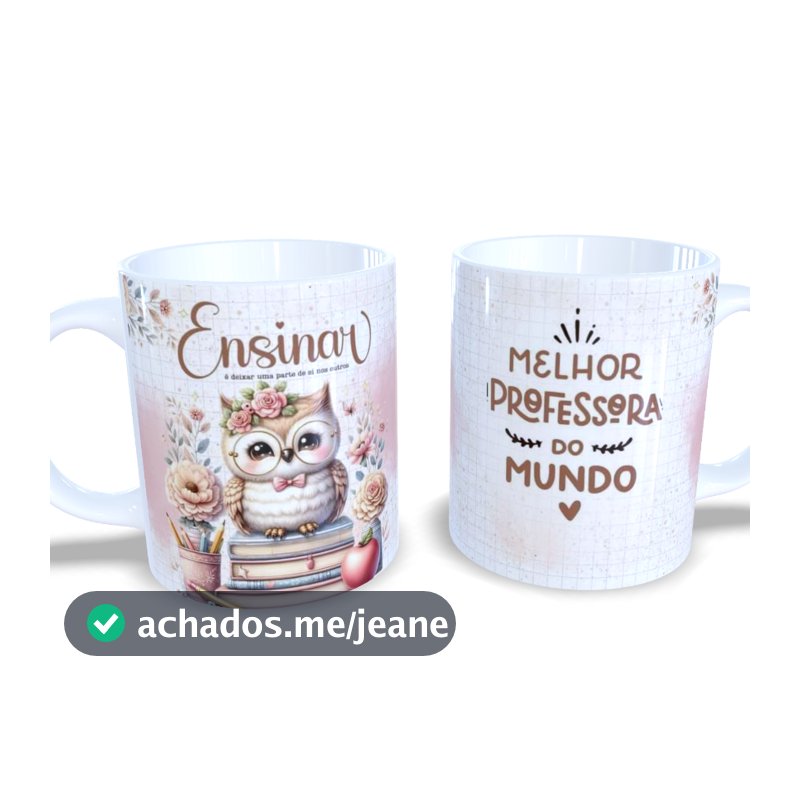 Caneca professores 325 ml porcelana