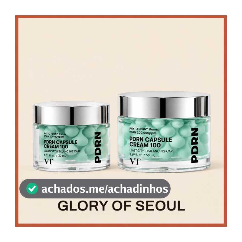 [Novo] Creme Cápsula VT PDRN 100 (50mL , 30ml)