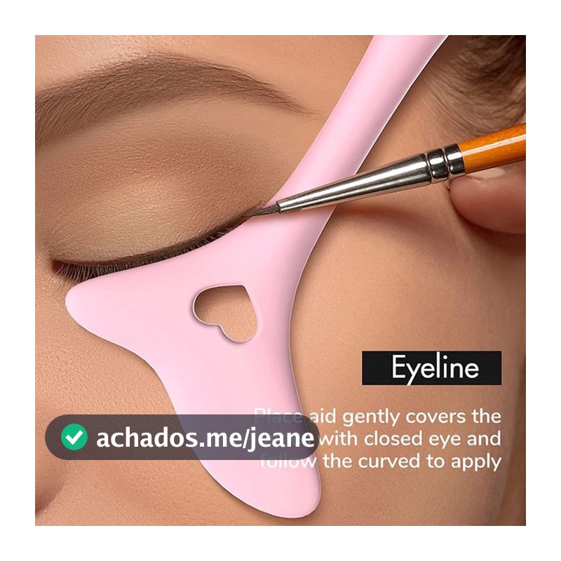 Delineador De Silicone Reutilizável/Ferramenta De Maquiagem Para Desenho/Batom(lolibiju)