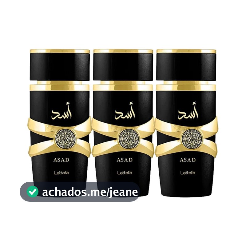 ASAAD PERFUME ÁRABE MASCULINO FRAGRÂNCIA IMPORTADA PREMIUM