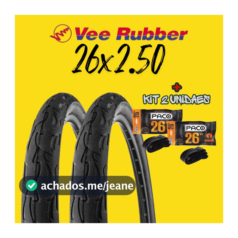 Par de Pneu Balãozão🎈Aro 26 x 2.50 Flame Vee Rubber Tipo Maxxis Hookworm Grau Freestyle BMX MTB