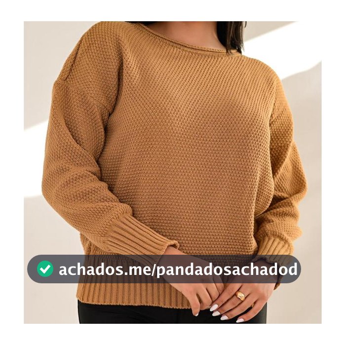 BLUSA DE FRIO NA LÃ FEMININO GOLA CANOA TRICOT COM MANGA LONGA OUTONO INVERNO LISA BASICA PONTO FANG TENDECIA BLOGUEIRA