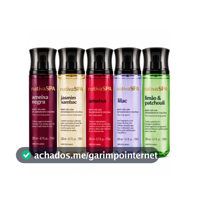Nativa SPA Body Splash – Encontre o Aroma que Combina com Seu Estilo
