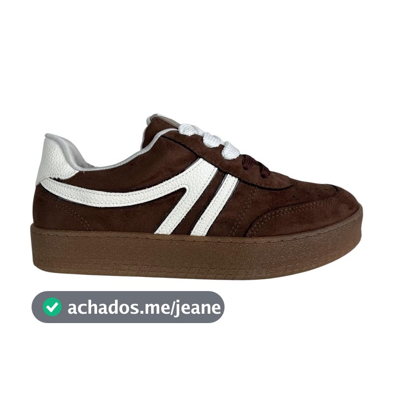 Tenis Casual Feminino Via Marte Moda Sola Plataforma Dois Cadarços