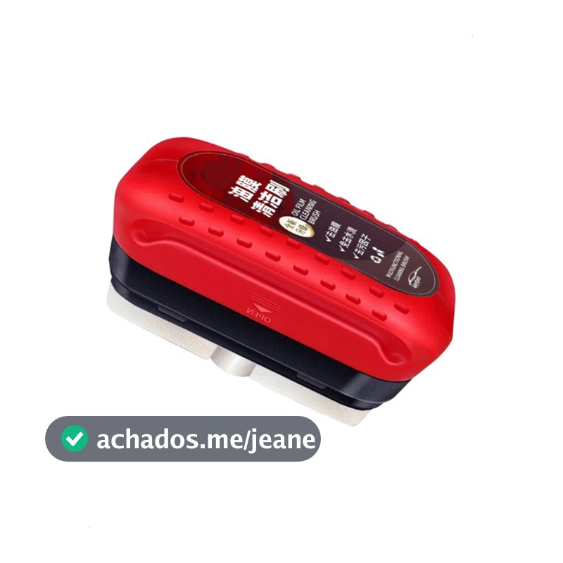 Escova Limpa Vidro Automotivo Remove Película Oleosa Mancha Serve para Carro Moto e Casa