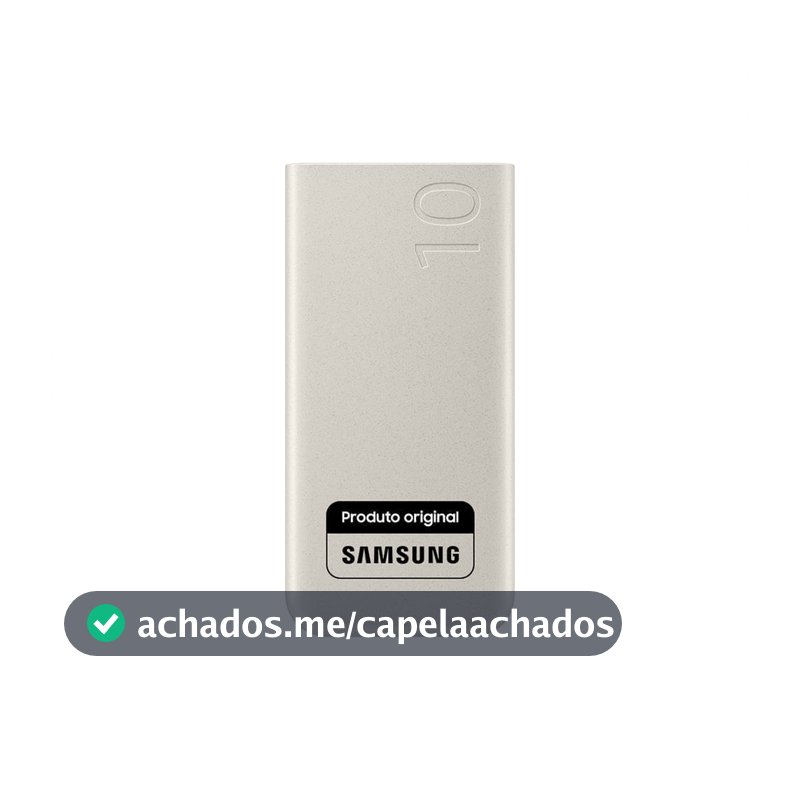 Bateria Carregador Portátil 2x USB-C, 10000mAh, Super Rápida 25W