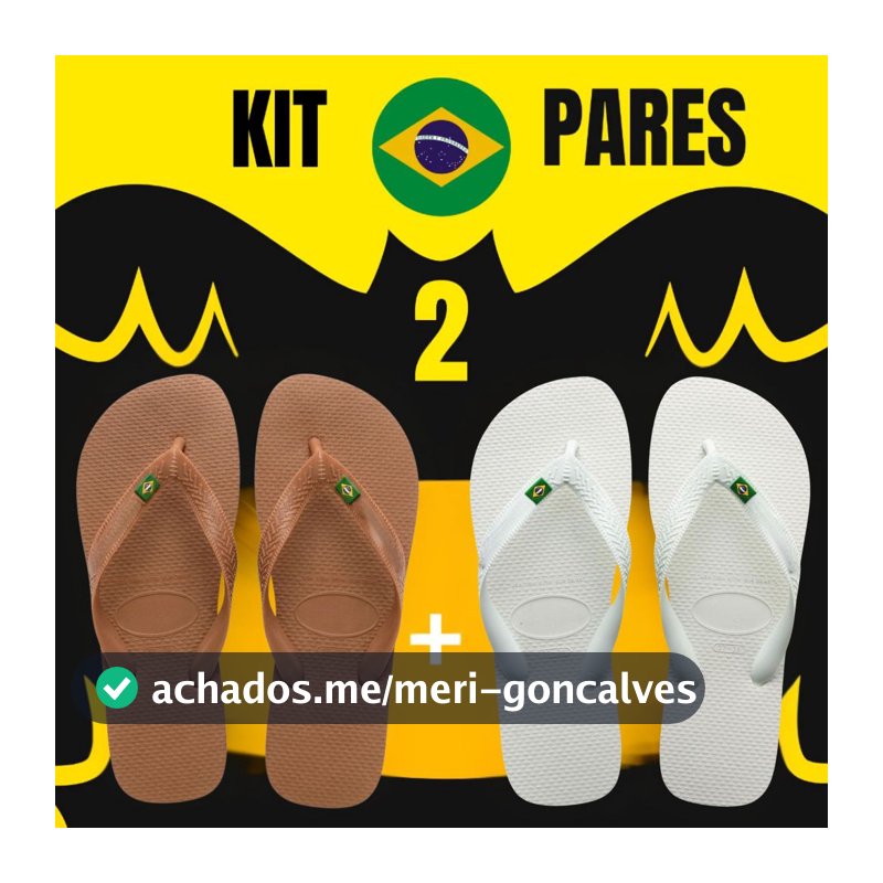 Chinelo do Brasil com Bandeirinha Unissex Sandália de Dedo Confortável para Verão e Lazer Resistente Envio Imediato