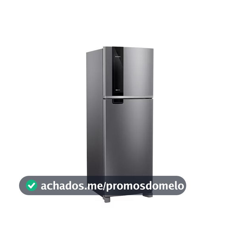 Geladeira BRM46MK 385 Litros Frost Free Duplex Painel Eletrônico Inox Brastemp