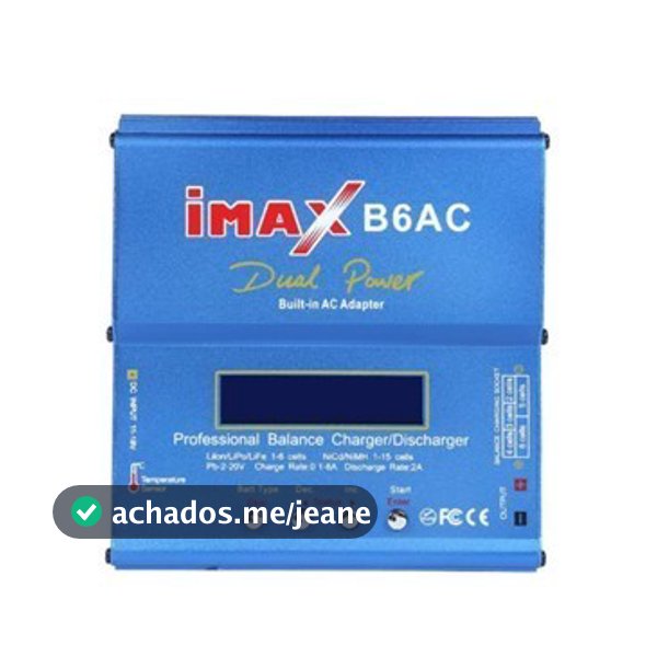 IMAX B680W Carregador B6AC de alta potência Modelo Carregador de equilíbrio de aeronave Carregador modelo 80W