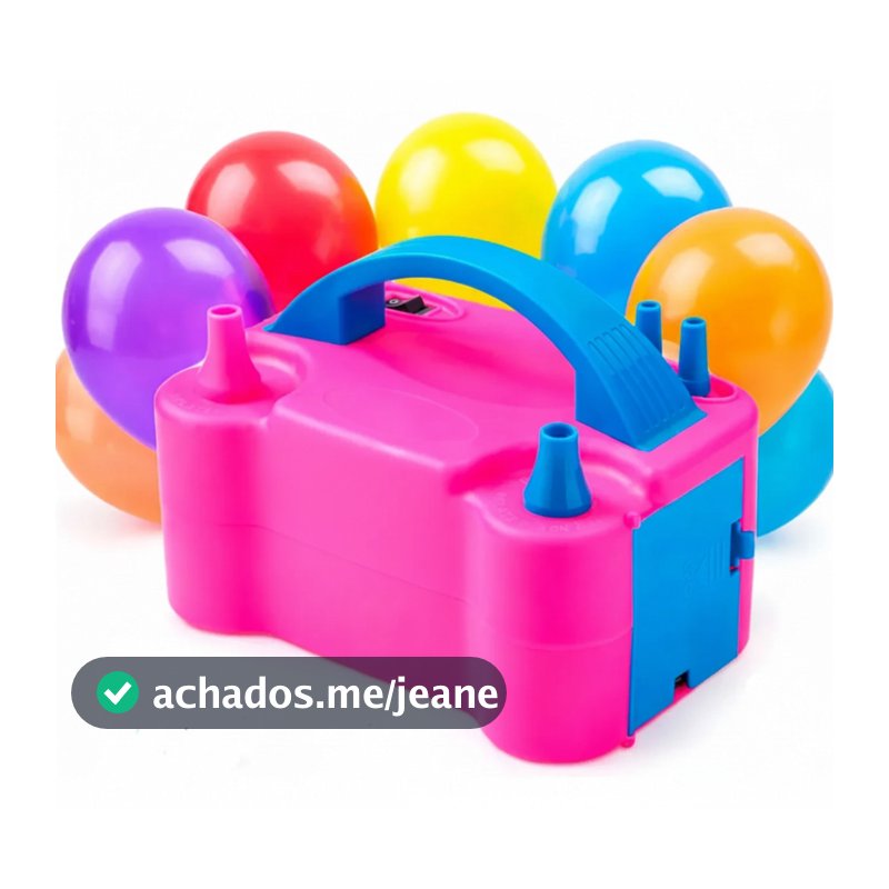 Inflador de Bexigas Elétrico Profissional | Portátil e Alta Potência