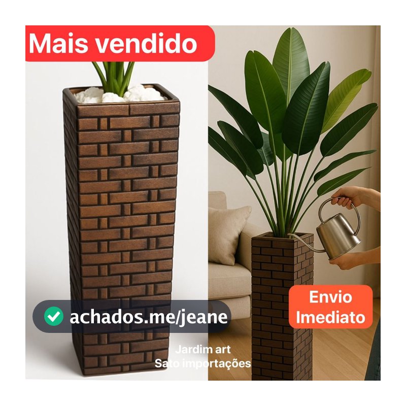 Kit Vaso Coluna Torre 54cm e 40cm Estilo Sofisticado