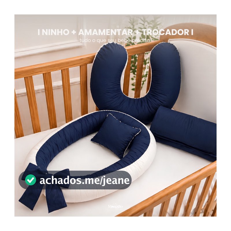 NINHO REDUTOR | ALMOFADA AMAMENTAÇÃO | TROCADOR PORTÁTIL DE BEBE | CORES LISAS