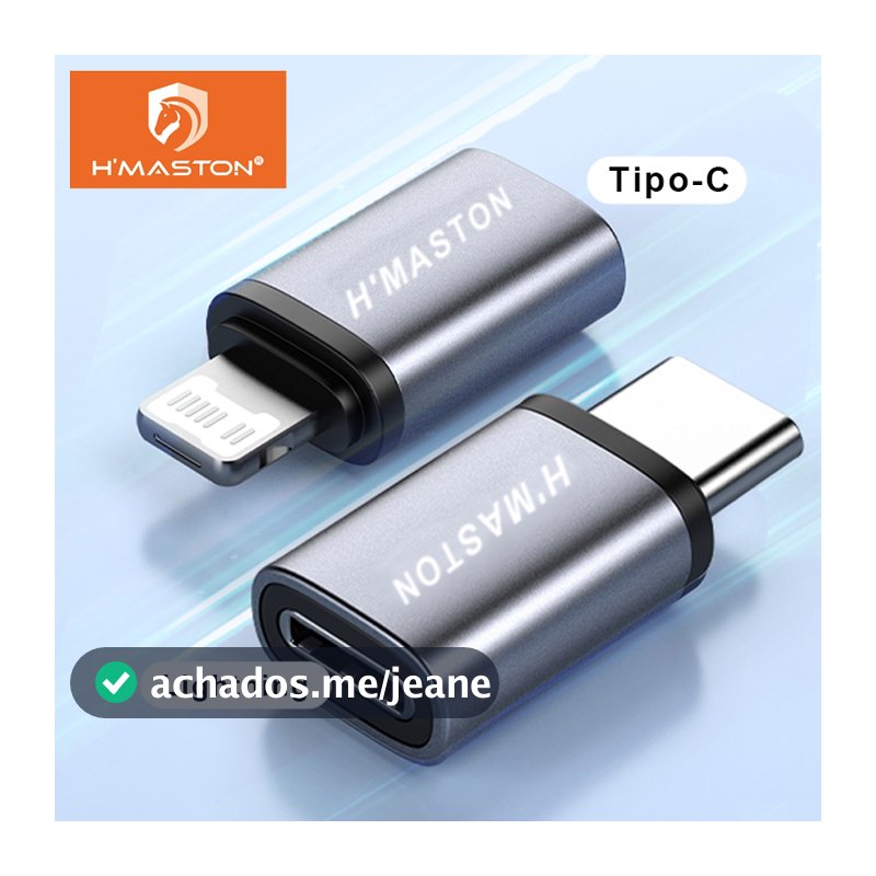 Electro Nest Adaptador Conversor OTG Cabo Tipo-C Para Lightning ZHQ-25 ZHQ-26