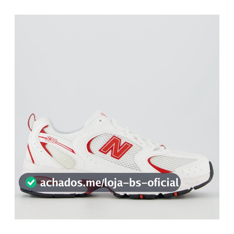Tênis New Balance 530 Feminino Branco e Vermelho