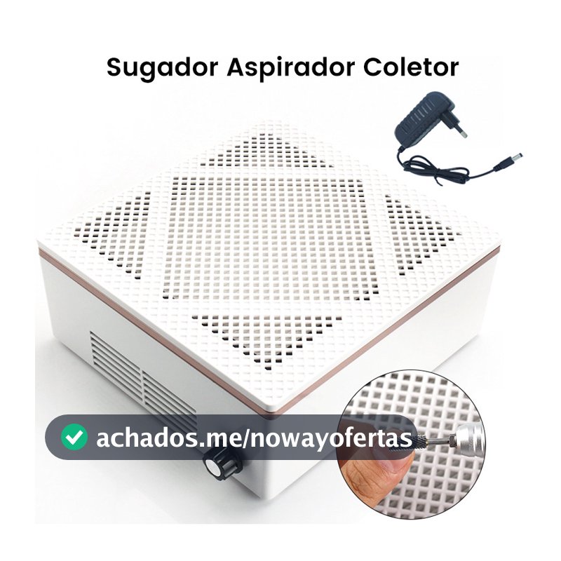 Sugador de pó Unhas Aspirador Coletor De Pó Grelha Churrasqueira Unhas Bivolt Sugador 1 Cooler 120W
