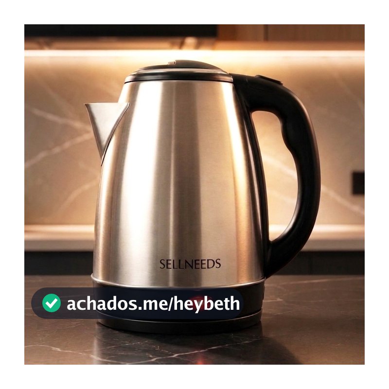 Chaleira Elétrica Jarra Café Chá Inox 110v